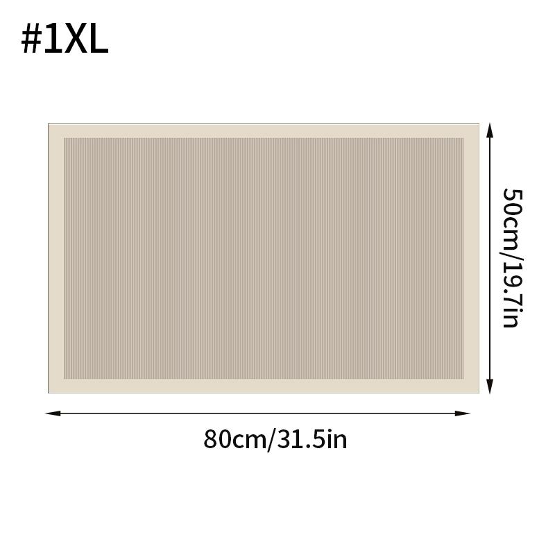 Simple Bath Mat  Bathroom Absorbent Floor Mats  U-shaped Toilet Foot Pad Non-Slip Floor Door Mat Bathtub Side Carpet Shower Rug