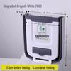 Folding Wall-Mounted Kitchen Trash Can - Large Capacity, Cabinet Door Hanging Waste Basket for Creative Waste Classification