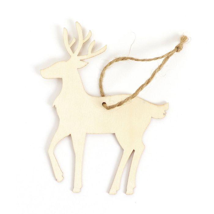 Wooden Christmas Decoration - Reindeer