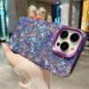 Bling Glitter Dream Shell IMD Camera Protection Phone Case For iPhone 14 Pro Max 13 12 11 XR X XS Soft Silicone Shockproof Cover