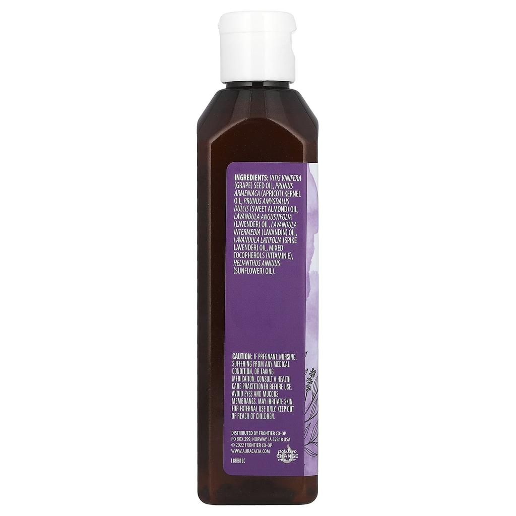 Aura Cacia Body Oil, Lavender, 8 Fl Oz (237 Ml)