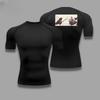 Men's Compressed Shirt Sports Quick Drying Fitness T-shirt Bleach Sweat-Absorbent Jogging Cycling Outdoor 8 Colors Short Sleeve