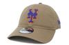NEW ERA Cap 9TWENTY MLB New York Mets Khaki Free Size