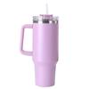 40oz Straw Insulated Tumbler with Handle Portable Water Cup Stainless Steel Vacuum Thermal Insulated Mug for Cold Hot Beverages