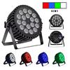AluminumAlloy LED Par 18x12W RGBW StageLights 4in1 LED Lighting DMX512 Disco Light Professional Stage Dj Equipment Fast Shipping