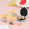 1:12 Dollhouse Mini Bread Machine Toaster Whisk Weigh Plate Food Kitchen Set