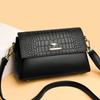 Crocodile Pattern Leather Bags for Women  Ladies' Shoulder Messenger Bag