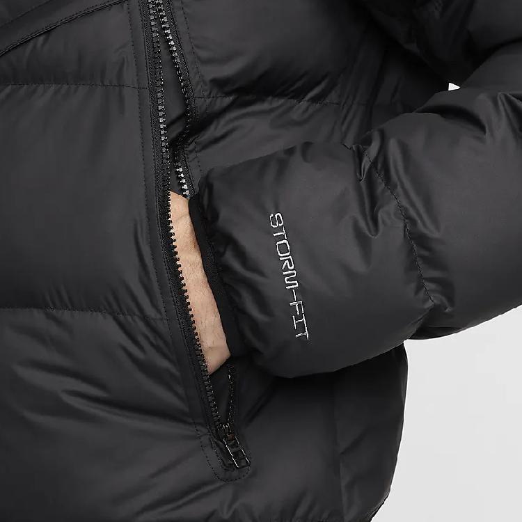 Nike Sportswear Primaloft Air Max Series Windrunner Logo Print Warm Jacket Men Jackets Black HF6603-010