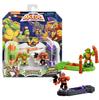 Akedo Legends of Teenage Mutant Ninja Turtles Mini Battle Warriors Versus Michelangelo 15243 Pack Vs. Bebop, Medium,