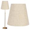 Beige Lighting Fixtures Fabric Indoor Lighting New Cloth Lampshade Floor Lamp