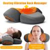 New Electric Neck Massager Pillow Cervical Heating Vibration Massage with Hot Compress Traction for Neck Shoulder Back