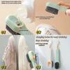 1PC Multifunction Cleaning Shoe Brushes Soft Automatic Liquid Shoe Brush Long Handle Clothes Soap Brush with Hook Clean Tool