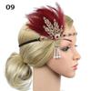 Women Beaded Flapper Performance Headwear Elastic Hair Accessories Vintage Masquerade Party Headpiece Cosplay