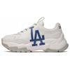 New MLB Big Ball Chunky Low Top Chunky Sneakers Unisex White Blue 3ASHC104N-07WHS