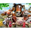 DIY Cow 5D Diamond Painting Full Round Drill Farm Animal Diamond Embroidery Cross Stitch Kit Mosaic Resin Home Decor Gift