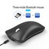 Wireless Three-modes Mouse Bluetooth 3.0/5.0 Rechargeable Gaming 2.4g Portable Pink Mouse Silent Game Dual Mode Mice