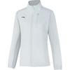Li Ning Solid Color Zipper Stand Collar Fleece Warm Jacket Women Jackets Water-Droplet-Gray AJDU302-1