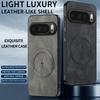 Luxury Leather Texture Wireless Charging Magnetic Case For Google Pixel 10 Pro Pixel10Pro 5G ShockProof Phone Cover