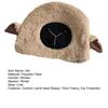 Lady Winter Hat Cartoon Lamb Head Shape Thick Fleece Ear Protection Dome Heat