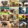 Full Round Diamond Painting Elephant Cross Stitch Mosaic Diamond Embroidery Animals 5D DIY Home Decor Gift