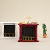1/12 Dollhouse Mini Fireplace Model Dollhouse Living Room Furniture Decoration