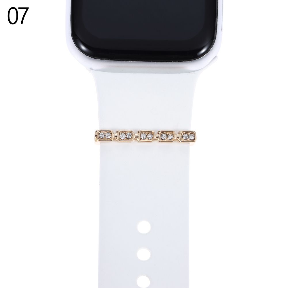 Креативный бриллиантовый браслет, ремешок для часов, украшение, декоративное кольцо, ремешок, аксессуары, подвески для наручных ремней