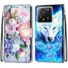 Fashion Painted Pattern Cover Lanyard Flip Leather Case For iPhone Samsung Huawei Honor Xiaomi Redmi OPPO Realme Moto Asus