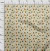 oneOone Cotton Poplin Beige Fabric Autumn Craft Projects Decor Fabric Printed By The Yard 42 Inch