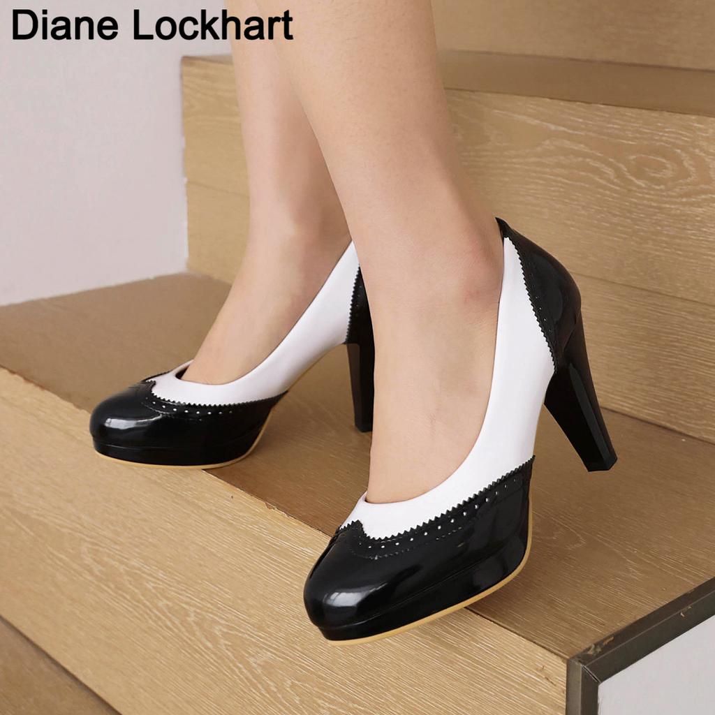 Fashion Shoes Women Black Pumps 2025 Spring Casual Shoes Female High Heels White Red Pink Blue Weding Shoes Plus Size 32-43 Pumps