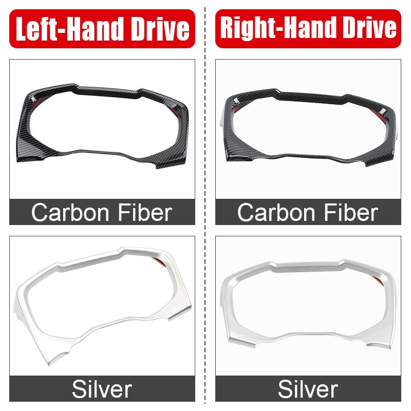 ABS Car Dashboard Dash Board Frame Cover Trims Interior Decoration Sticker For Toyota RAV4 XA50 2019-2021 2022 2023 2024 Hybrid