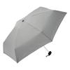 Flat Mini Easy To Open and Solid and LIEBEN-0205 Umbrella, 50cm, Foldable, Lightweight, Slim, Close, Color, Unisex, Men's Women's (Gray)