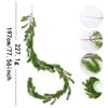 Real Touch Artificial Pine Garland 2M Winter Pine Garland Faux Greenery Garland  Fireplaces