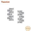 Tancise 925 Sterling Silver Zircon Earrings Drop Earrings For Women Wedding Party Gifts