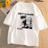 Japanese Manga Gojo Satoru T Shirt Women Tops Jujutsu Kaisen Anime T-shirt Unisex Harajuku Kawaii Short Sleeve Tee Summer Top