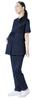 Maternity Medical Nursing Pregnant 2 Waist Adjustment Elastic Scrub for Industrial UN0406 Navy [UNITE] Scrub, Uniform, Women's, Maternity, Women,