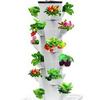Cross-border Hydroponic Vertical Tower: Soilless Cultivation with Plant Lights, Available In 10, 15, 20, 25, and 30 Holes for Vegetable Growth.