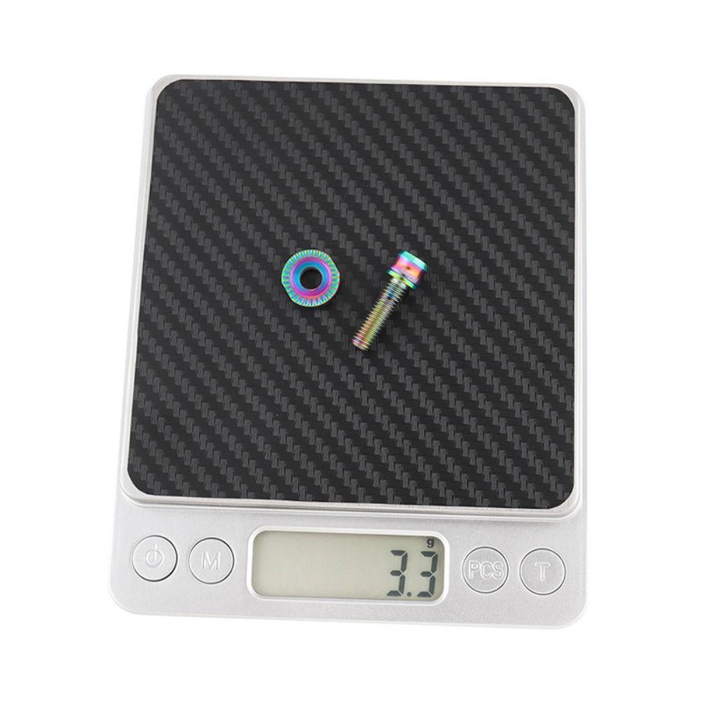 Titanium Zinc Zinc Alloy Bicycle Front Wheel Fixing Screw Bicycle Fixing Screw Gasket  Road Bikes