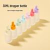 30ml Frosted Macaron Dropper Bottle - Transparent for Essential Oils and Essences