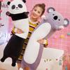 Soft Plush Pillow Panda Koala Shaped Plush Stuffed Toy Long Hugging Pillow Cute Sofa Pillow for
