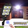 1500MAH Solar Led Light Outdoor Garden Light Waterproof Solar Lamps Remote Control Street Lights With Motion Sensor