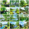 5D Diy Diamond Painting Tree River Full Square Round Embroidery Mosaic Natural Landscape Home Decor