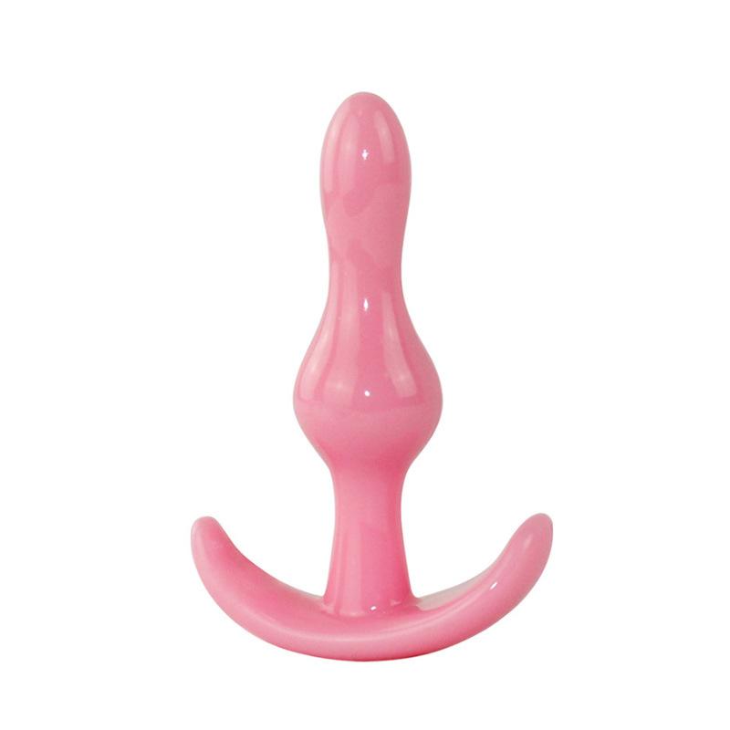 Silicone Anal Dildo No Vibrator Male Prostate Massager Anal Beads Plug G Spot Butt Plug Masturbation Anal Sex Toys for Couple
