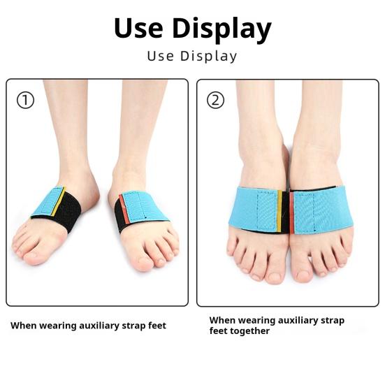 2Pcs Gymnastics Sticky Toes Adjustable Foot Band Tumbling Trainer Aid Backflip Tuck Handspring Cheerleading Training Kids Adults Ankle Strap