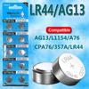 AG13 Button Battery LR44 A76 SR44 L1154 357A for Electronic Watches, Calculators, Remote Controls, and Toys