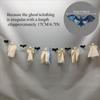 Halloween Ghost And Bats Pendants, Creative Holiday Atmosphere Pendants