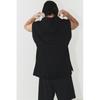 H M dryMove Sleeveless Sports Hoodie Black