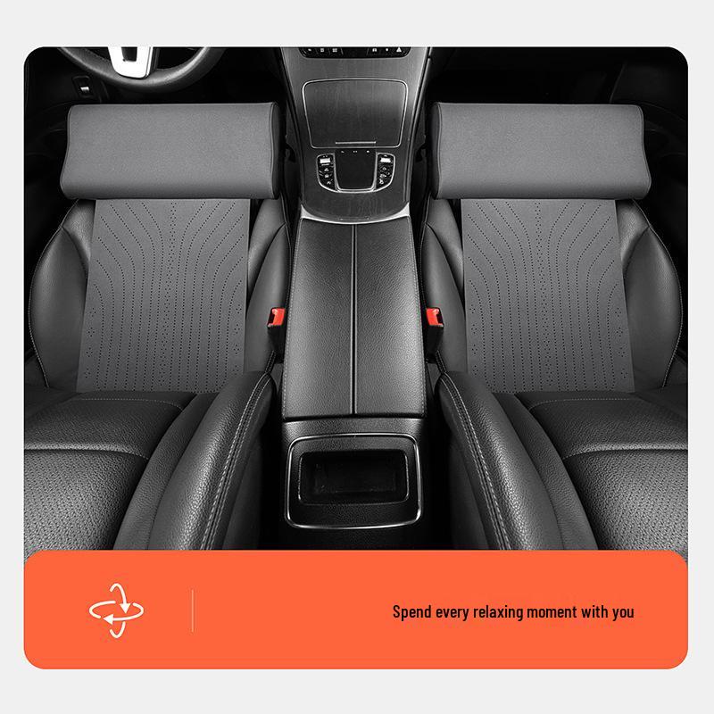 Memory Foam Car Seat Leg Rest: Wear-Resistant Suede Footrest for Pressure Relief