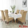 Size Jacquard Chair Cover Jacquard Stretch Soft Fabric Chair Covers For Dining Room Kitchen Home Decor Washable Seat Case
