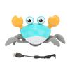 Crab Crawling Toy USB Rechargeable Automatically Avoid Obstacles Crawling Crab Baby Toy with Music