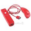 Remote Controller + Nunchuck Nunchuk Remote Control Set for Nintendo Wii Red